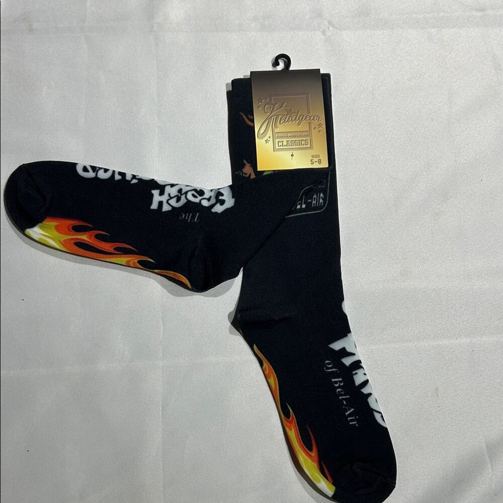 Fresh Prince Black Graphic Casual Socks - Picture 3 of 5